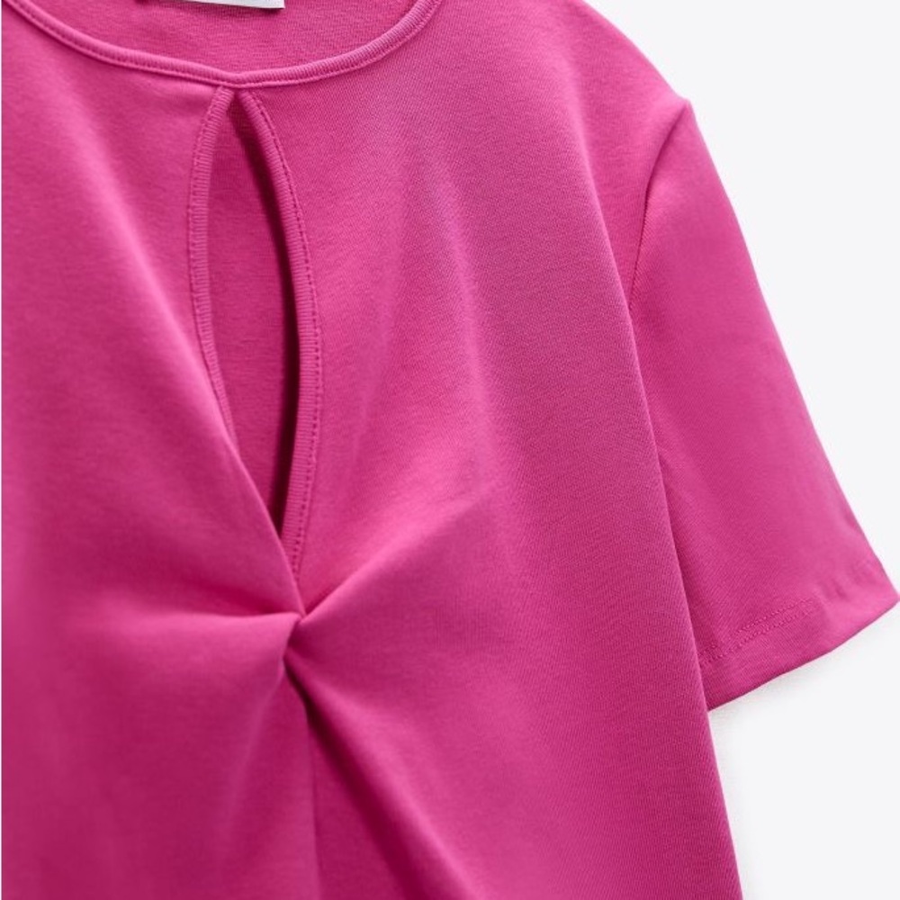 Zara pink top